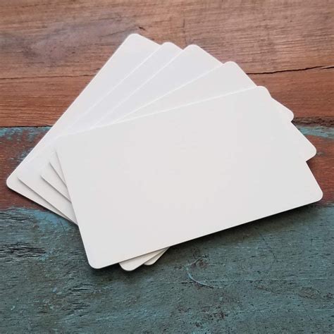 Blank Plastic Cards 